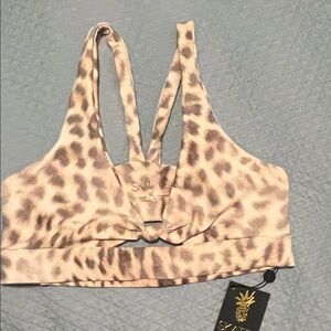 Skatie Animal Print Sports Bra